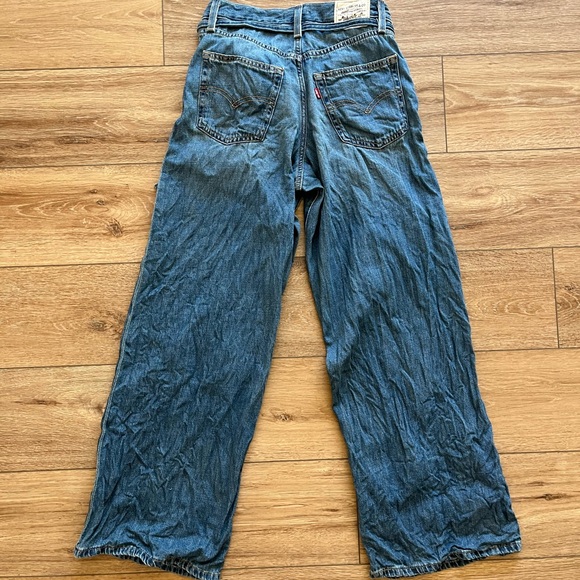 Levi’s XL Straight Linen Blend Jeans size 25 - Picture 4 of 5